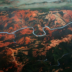 oil on canvas, 48 x 48", 2010